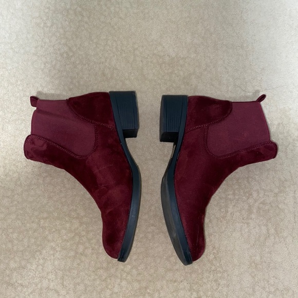 Red Ankle Booties - Picture 4 of 7